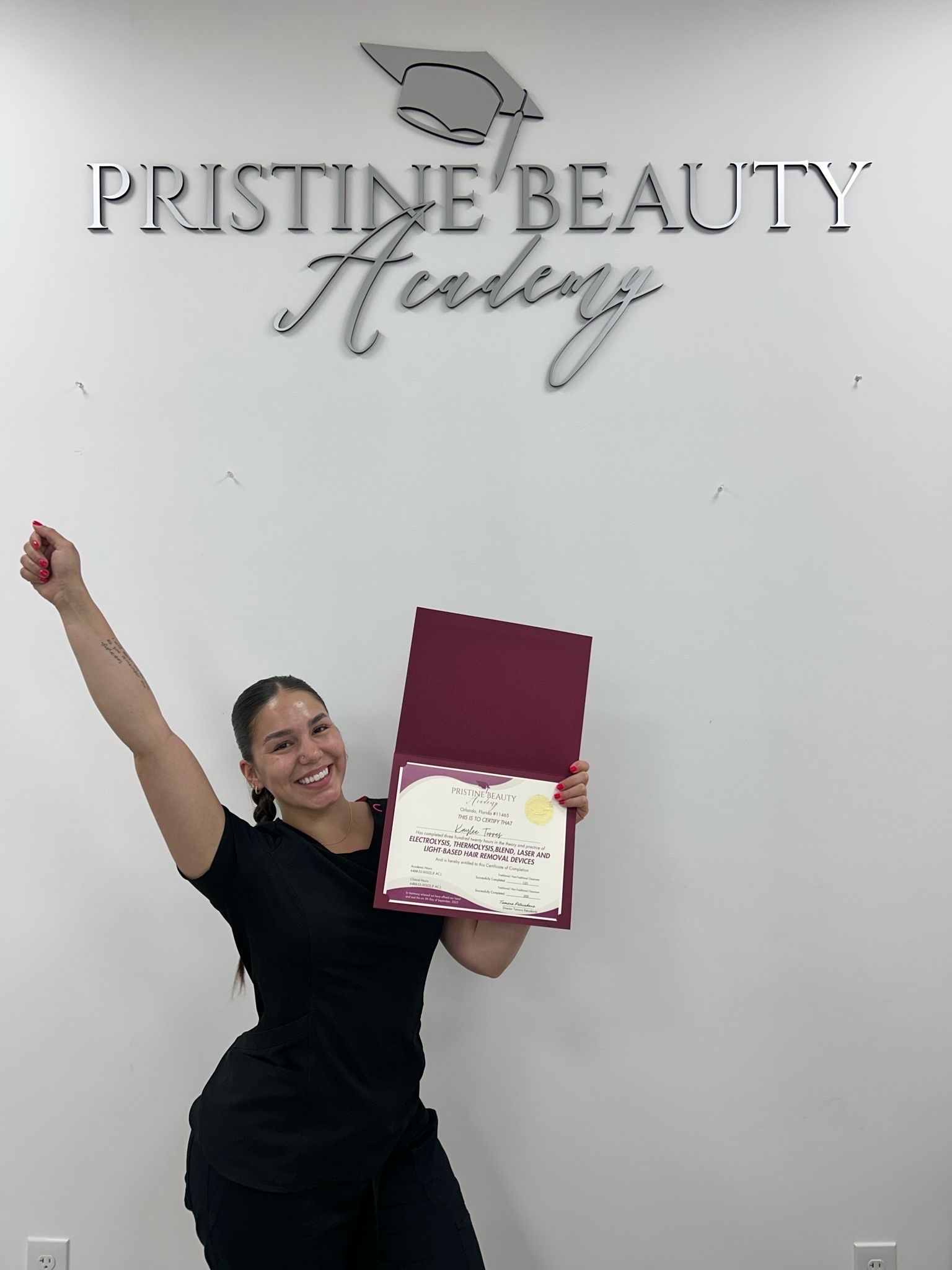 Pristine Beauty Academy students and graduates