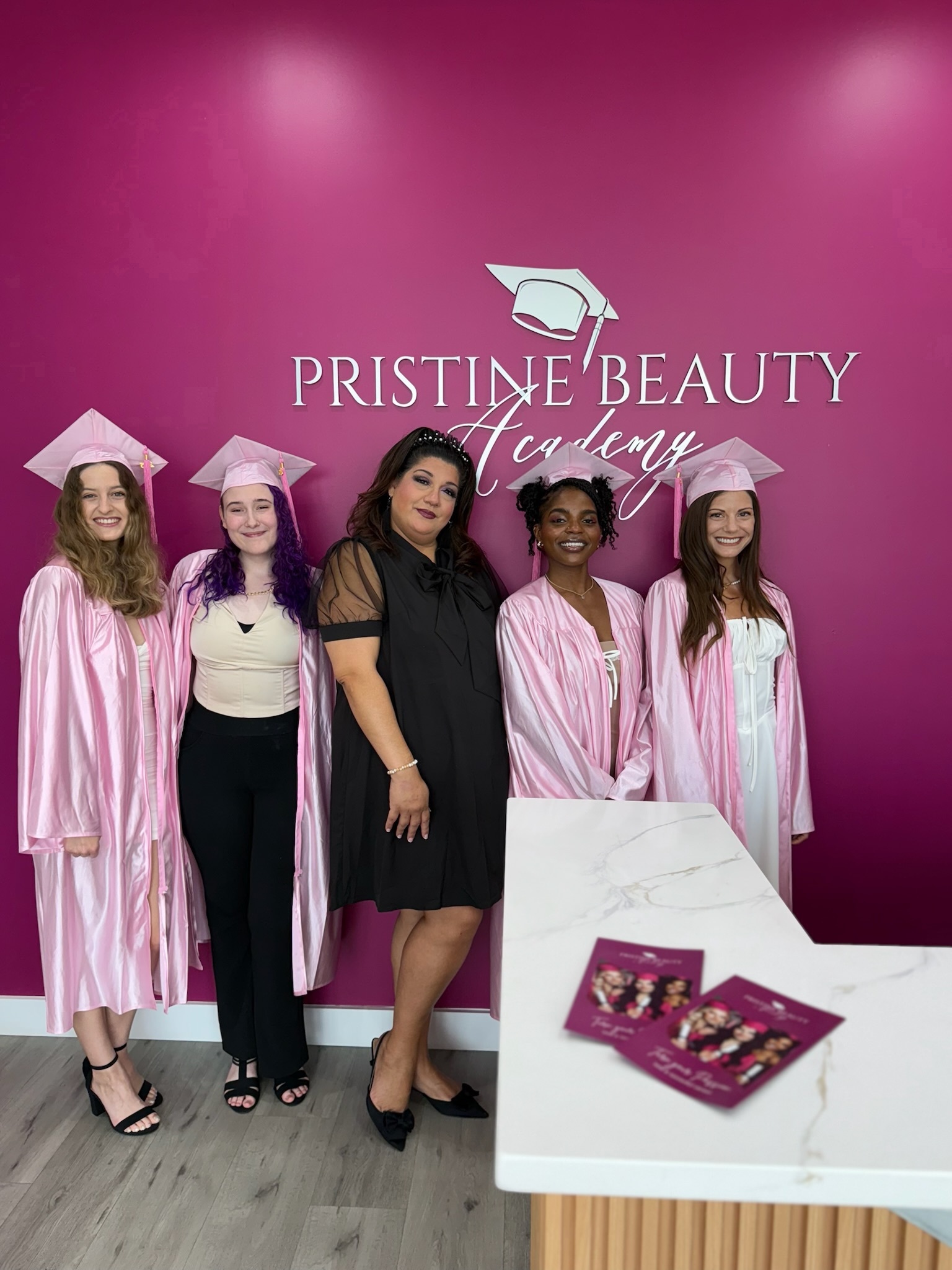 Pristine Beauty Academy students and graduates
